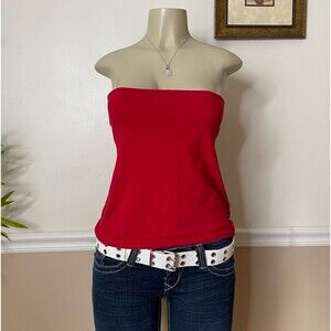 Hollister Women’s Taylor Cherry Red Tube Top
